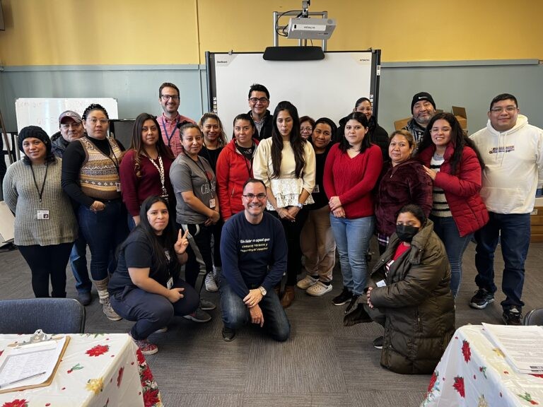 Taller presencial con padres comprometidos
